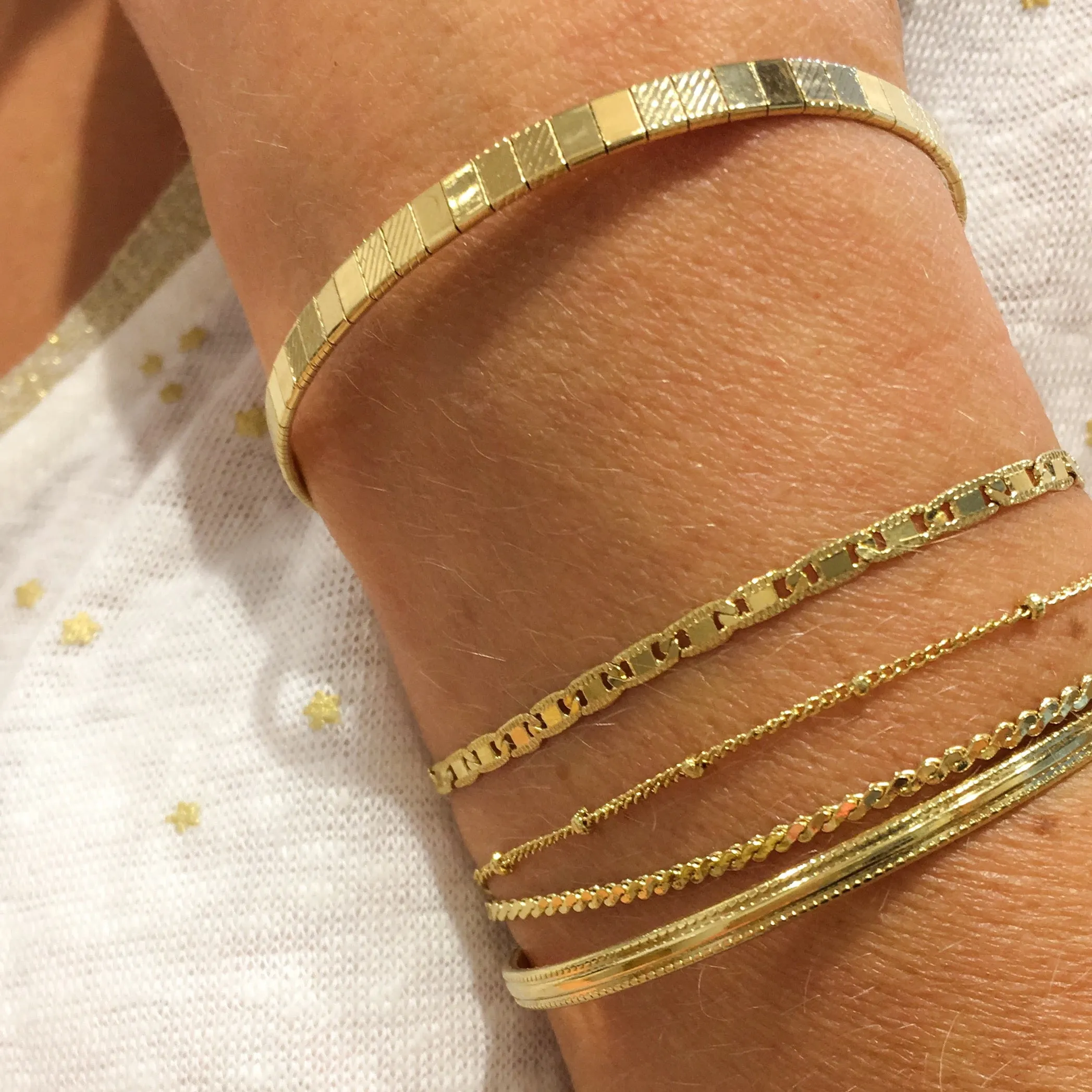 Disco Chain Bracelet