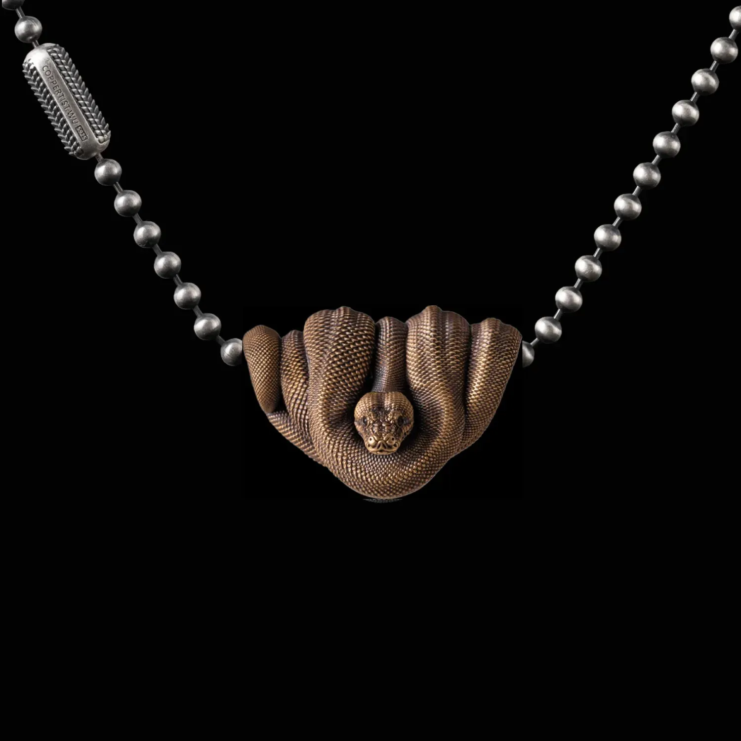 Emerald Tree Boa Pendant