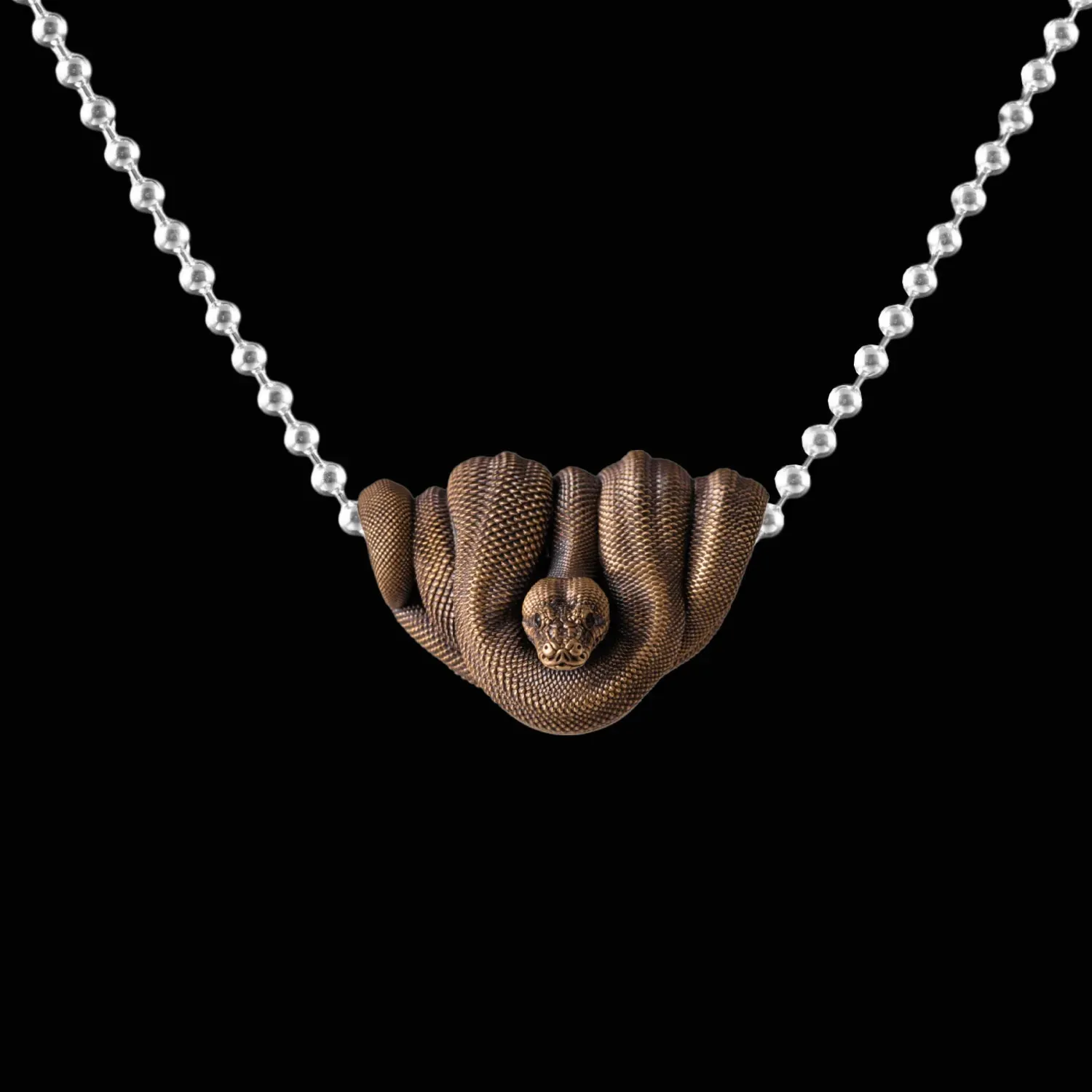 Emerald Tree Boa Pendant