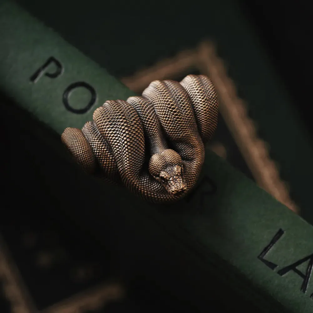 Emerald Tree Boa Pendant
