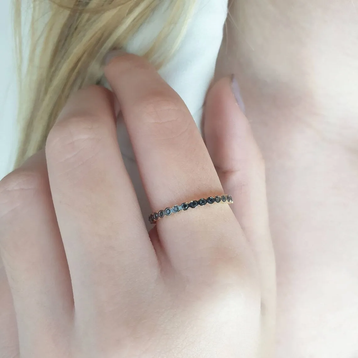 Eternity Black Diamond Ring