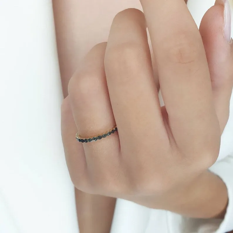 Eternity Black Diamond Ring