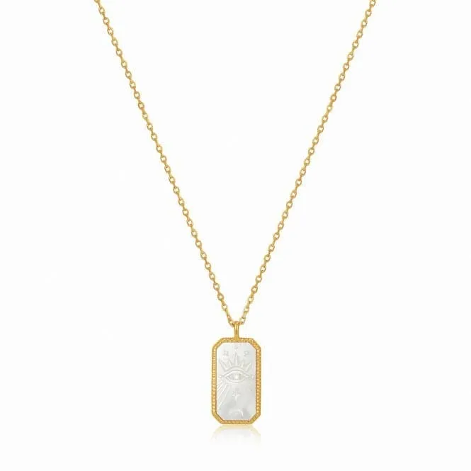 Evil Eye Gold Pendant Necklace N030-02G