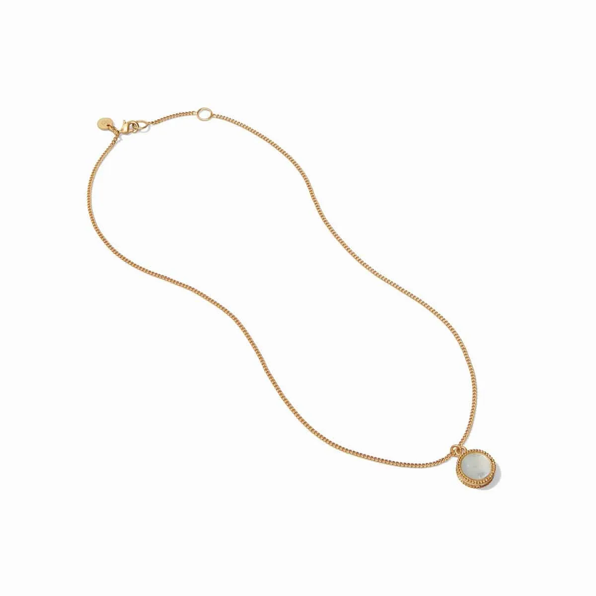 Fleur-de-Lis Solitaire Necklace - Pearl