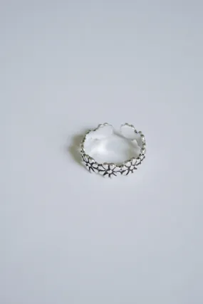 Floral Toe Ring