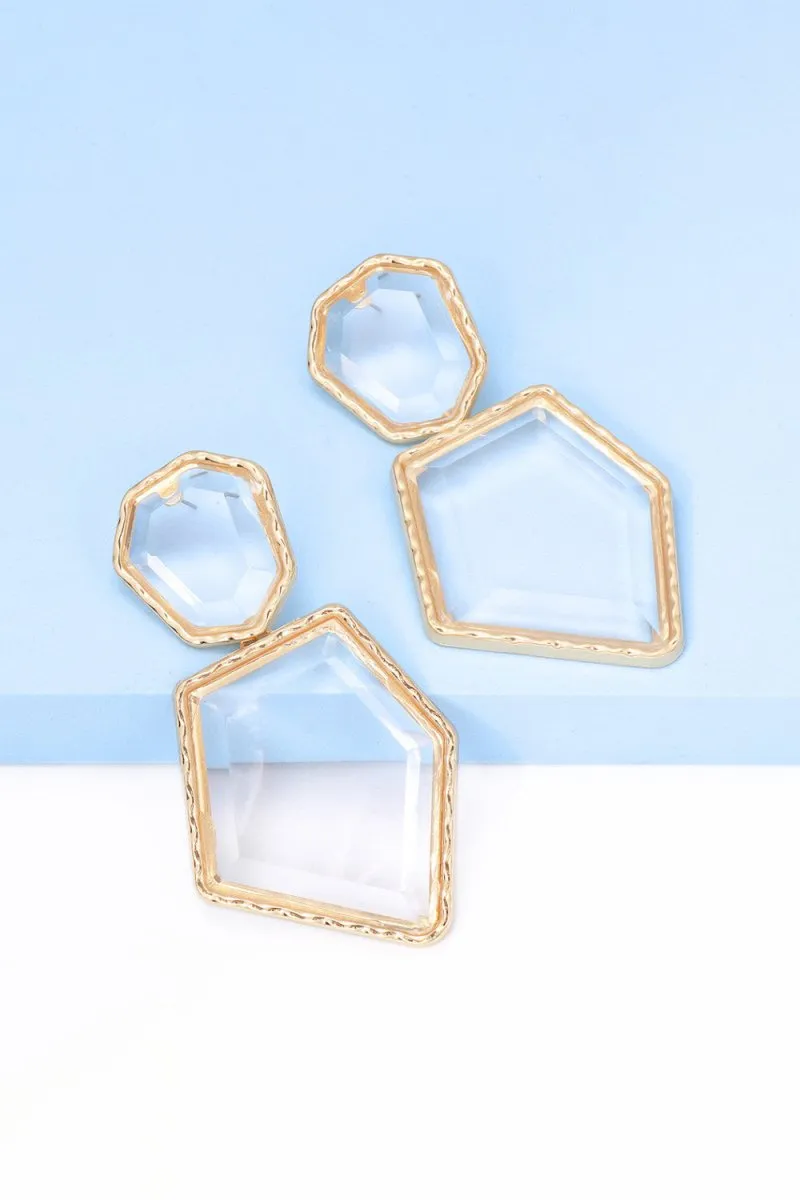 Geometric Shape Dangle Earrings
