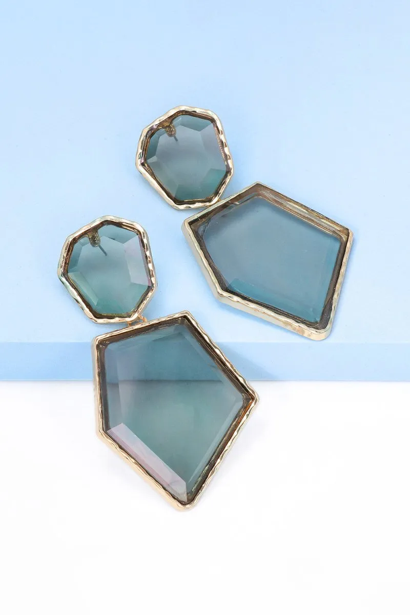 Geometric Shape Dangle Earrings