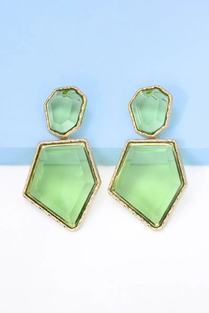 Geometric Shape Dangle Earrings