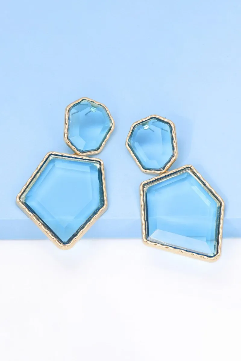 Geometric Shape Dangle Earrings