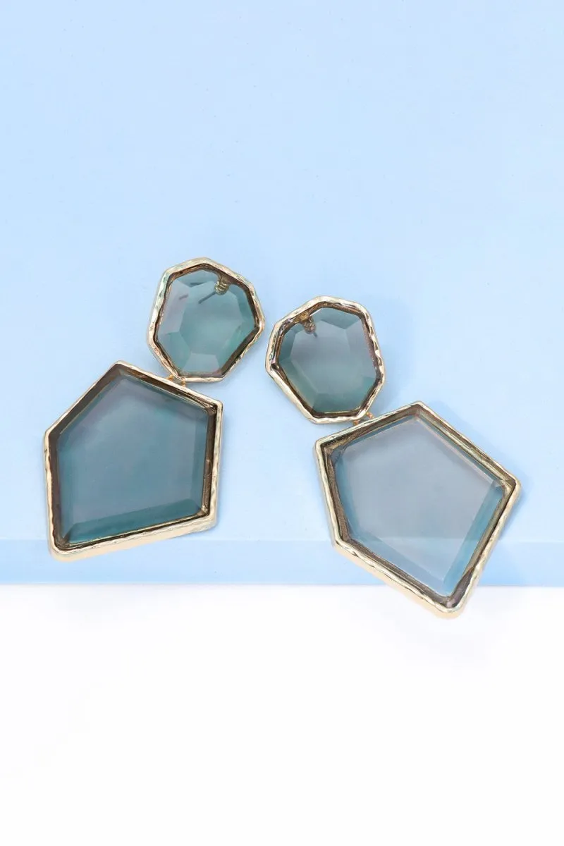 Geometric Shape Dangle Earrings