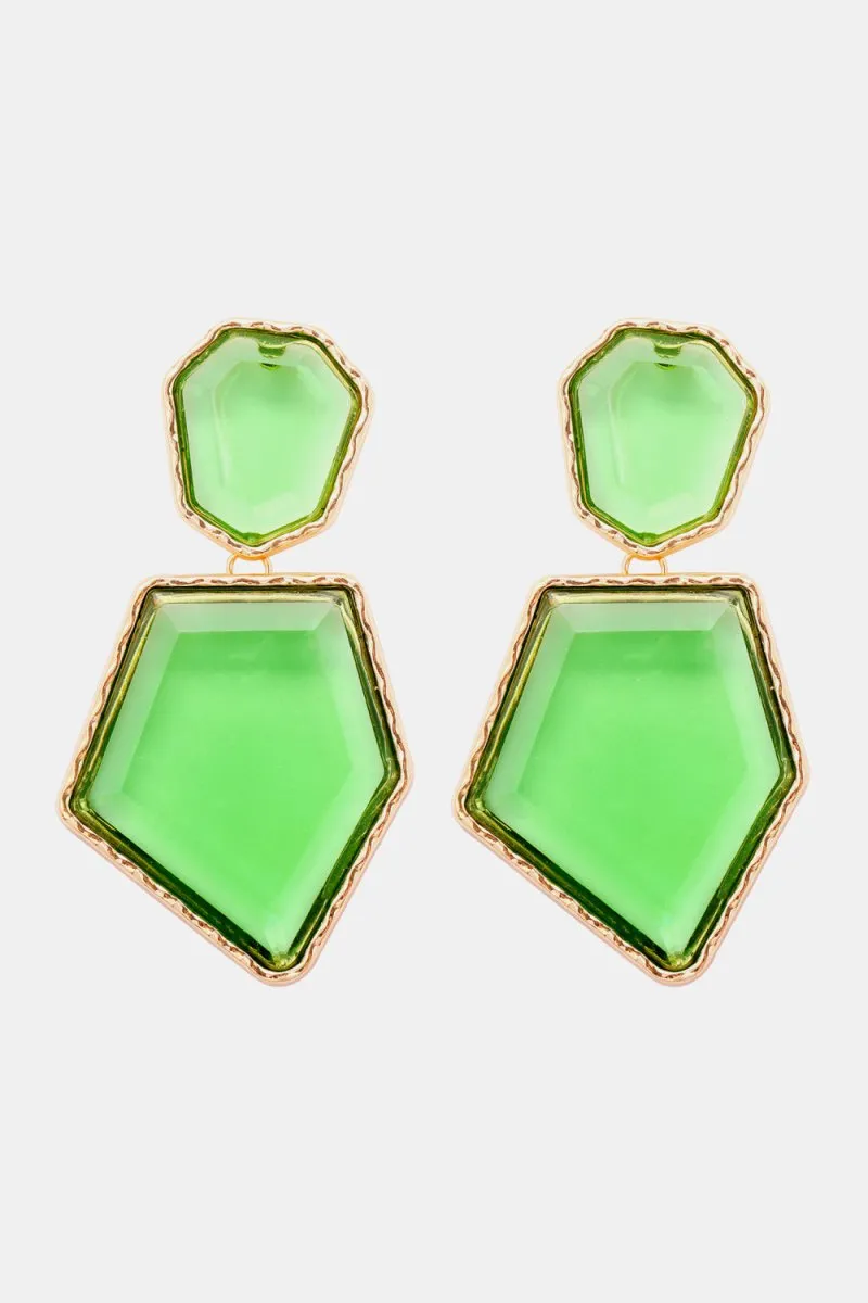 Geometric Shape Dangle Earrings