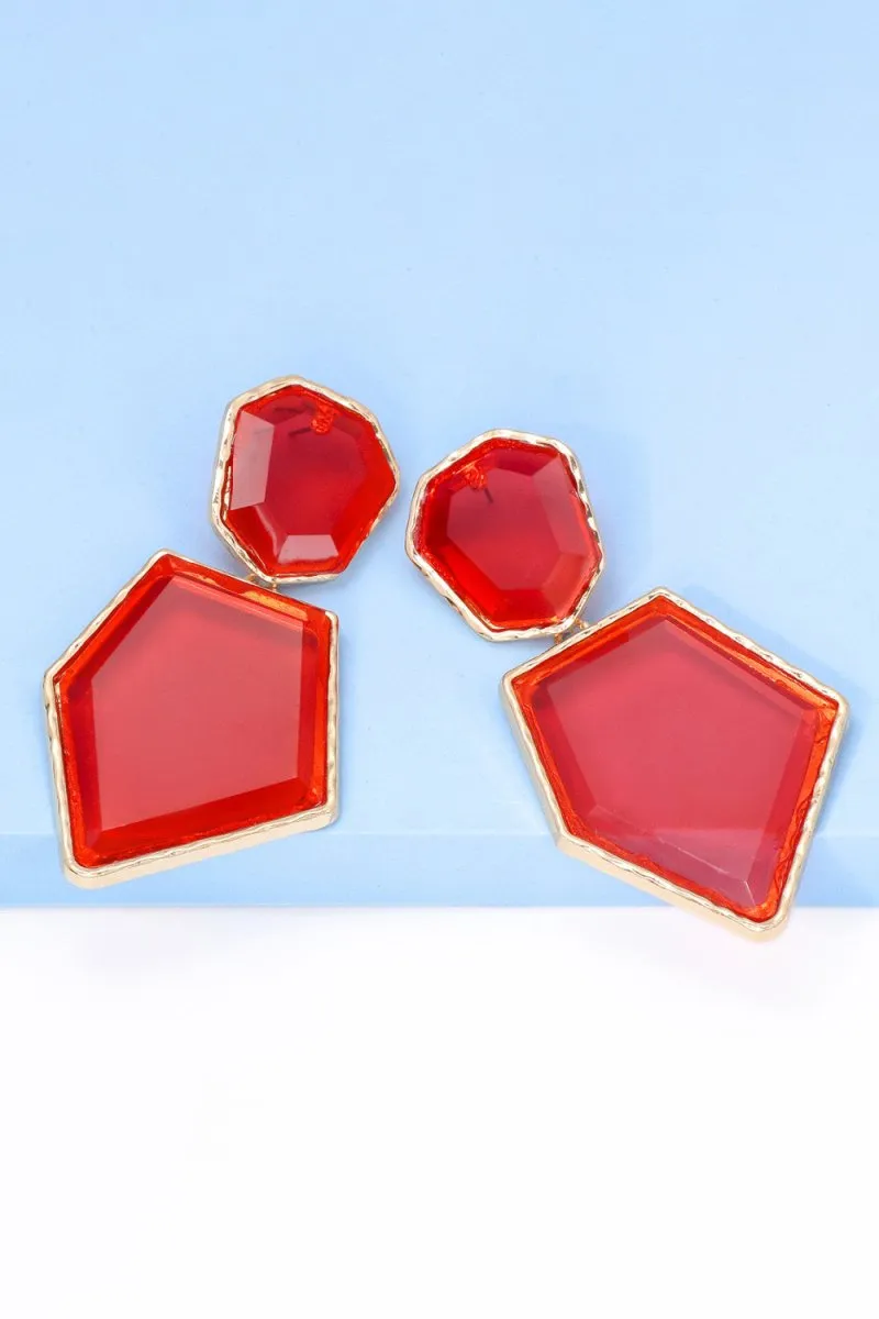Geometric Shape Dangle Earrings