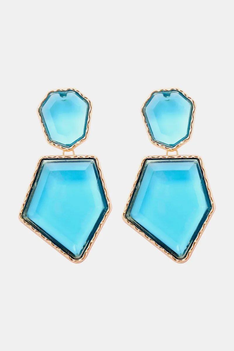 Geometric Shape Dangle Earrings