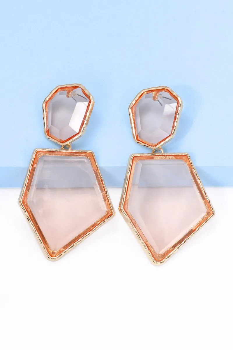 Geometric Shape Dangle Earrings