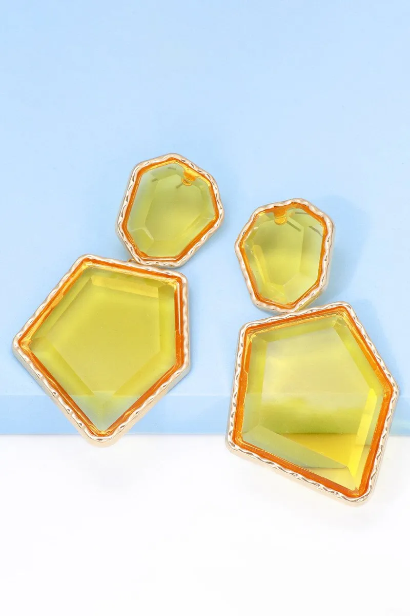 Geometric Shape Dangle Earrings