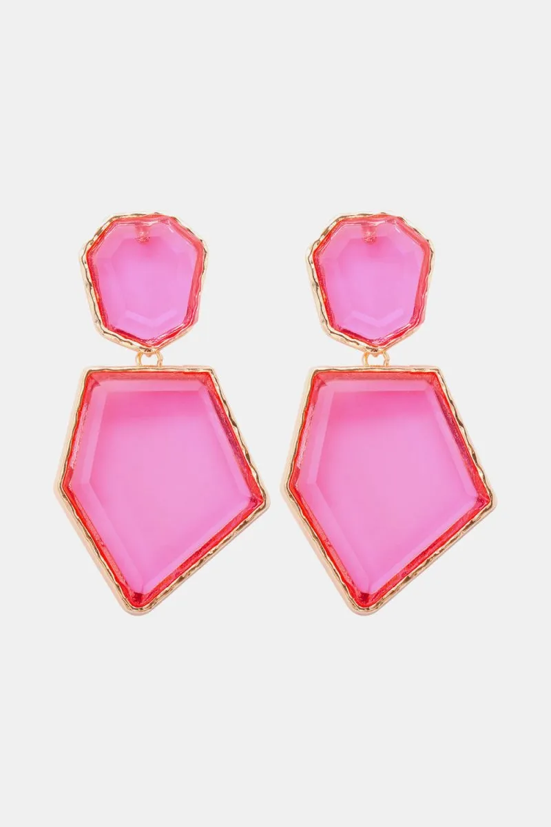 Geometric Shape Dangle Earrings