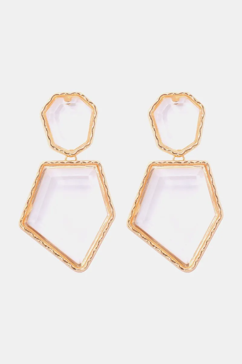 Geometric Shape Dangle Earrings