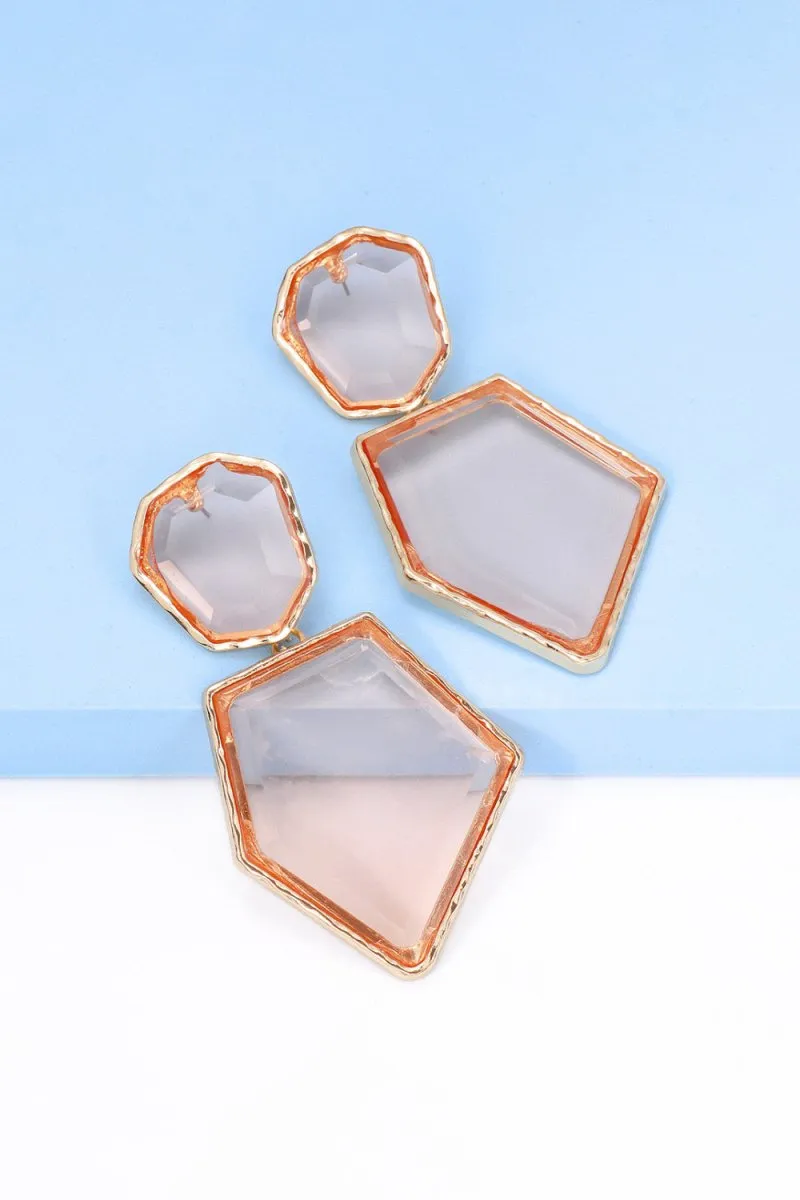 Geometric Shape Dangle Earrings