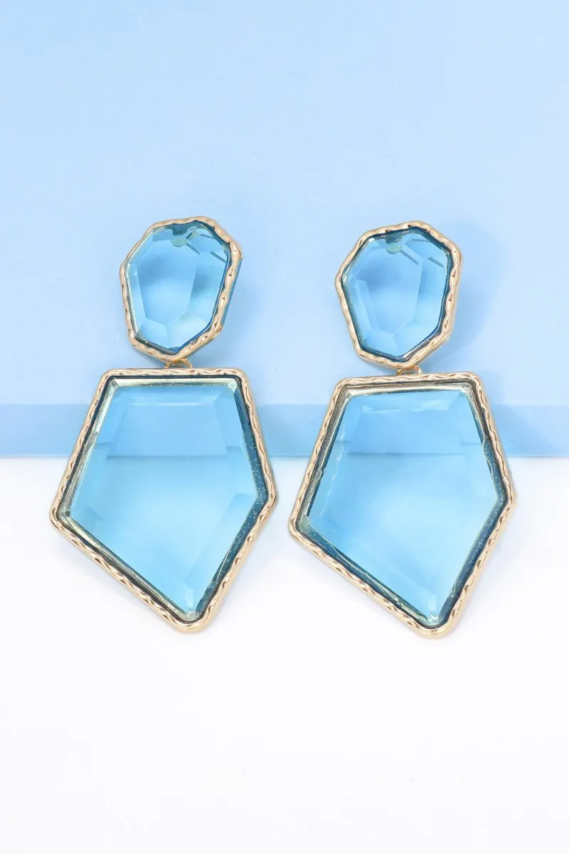 Geometric Shape Dangle Earrings