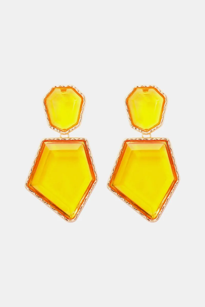 Geometric Shape Dangle Earrings