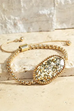 Glitter Acrylic Adjustable Bracelet