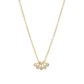 Green Sapphire Milestones Necklace (ready to ship option)*