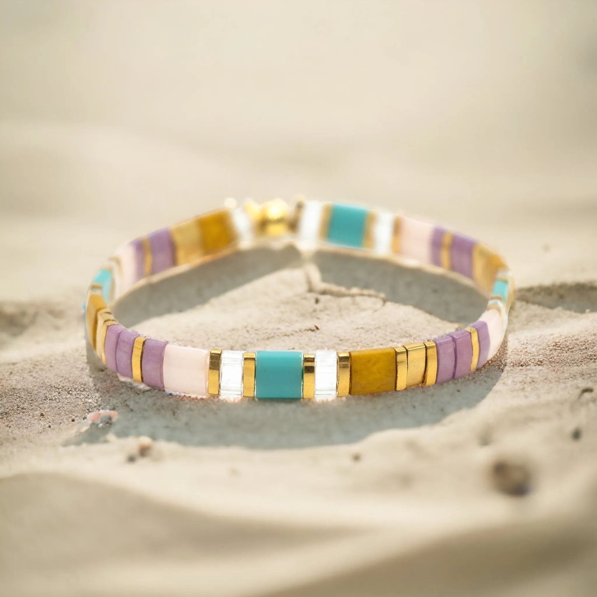 HAPPY PASTELS - Tila Bead Bracelets