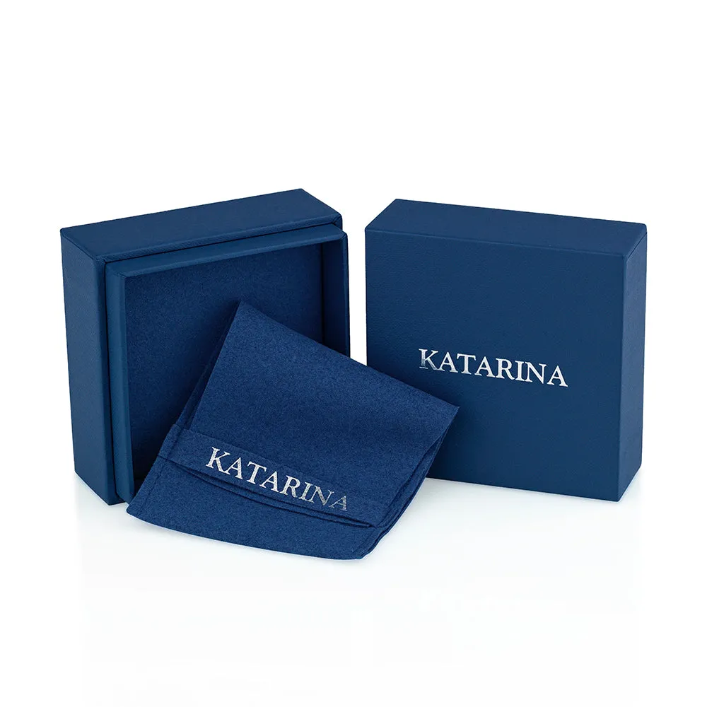 KATARINA Graduated Diamond Journey Pendant Necklace (3/4 cttw)