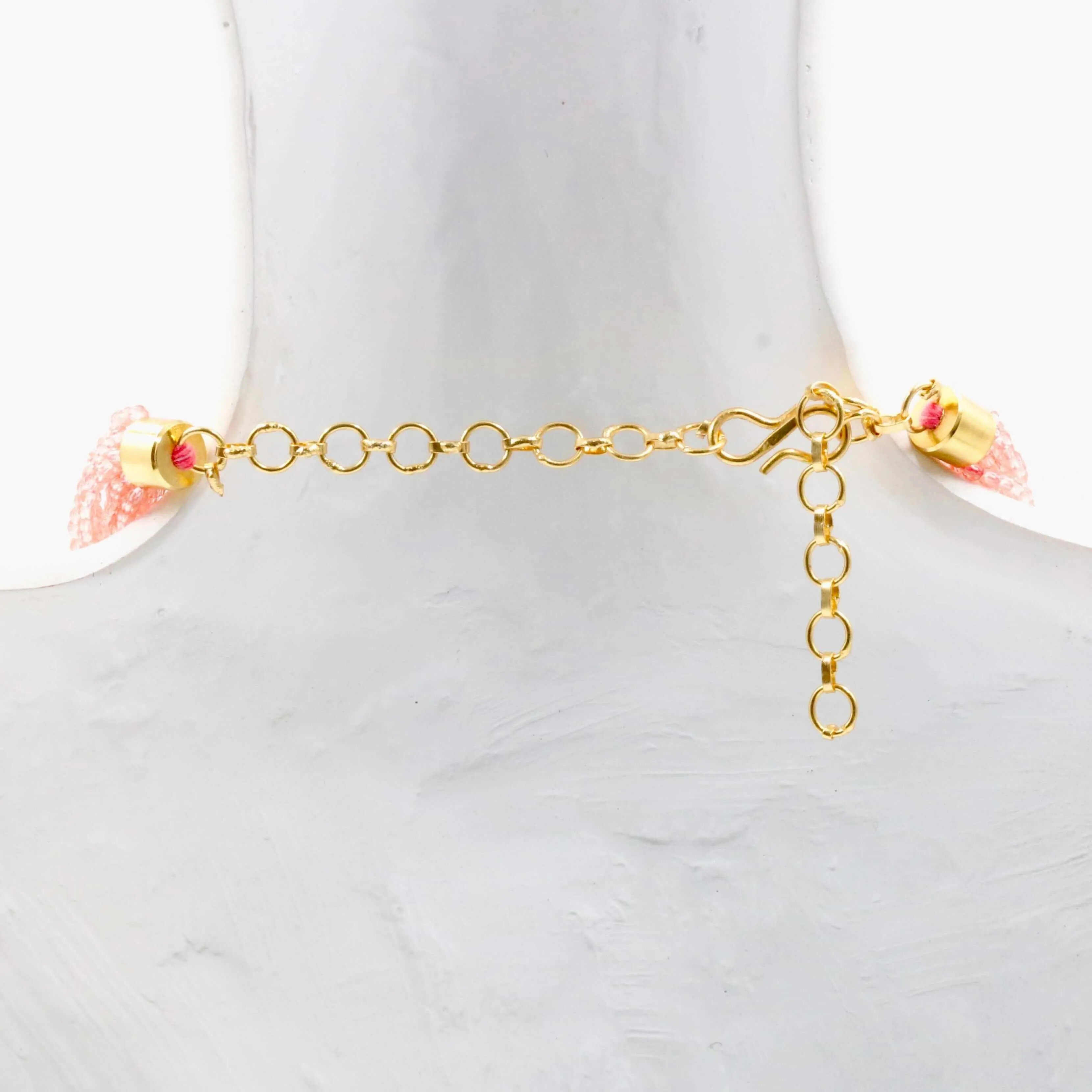Layered CZ Necklace Crystal Necklace Beaded Necklace Long Necklace Layered Necklace Indian Necklace Fashion Necklace 2mm Faceted Necklace SKU 6142862