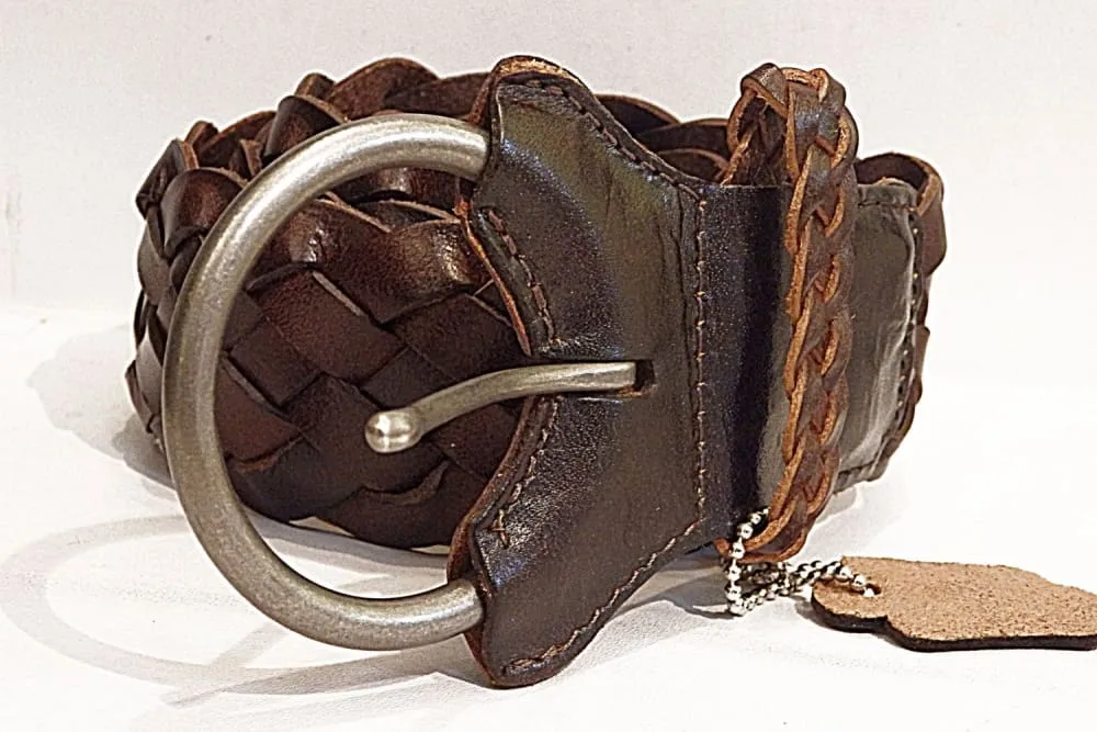 Leather belt