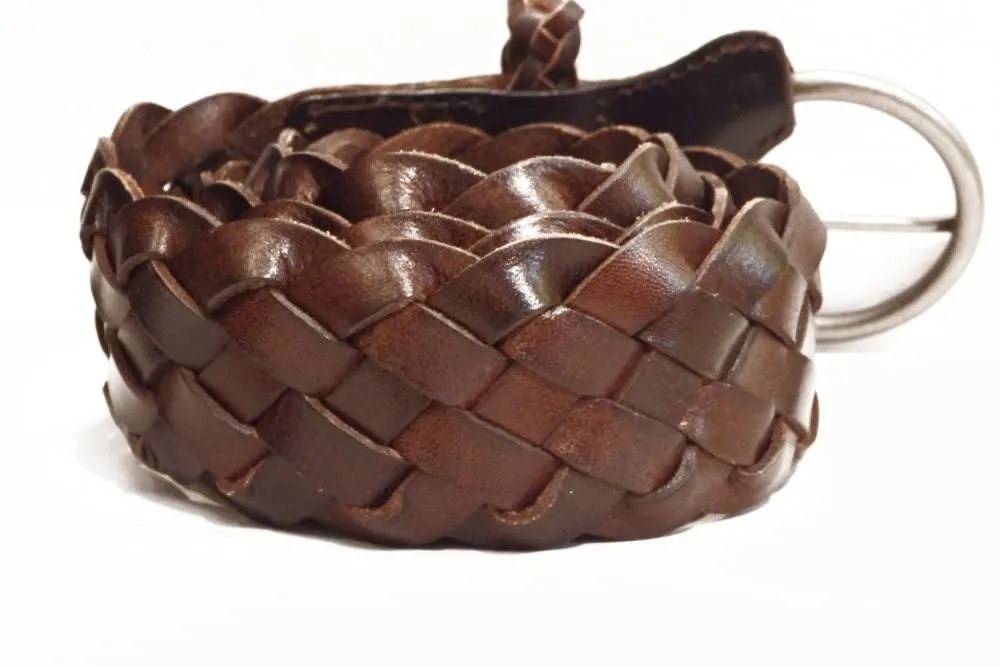 Leather belt