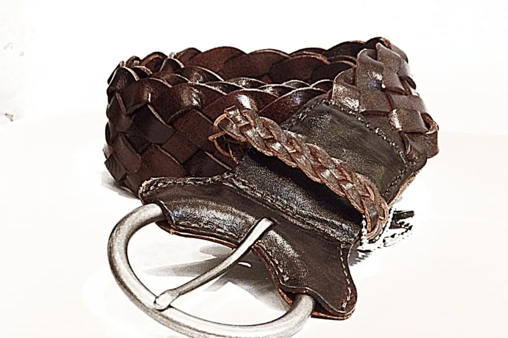 Leather belt