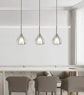 LED Modern Italian Style Droplet Design Decorative Simple Pendant Light
