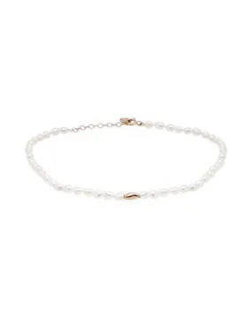 Lil Women Ankle bracelet White -- --