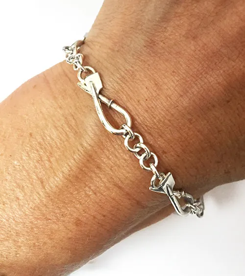 Looped Over Oars Link Rowing Bracelet