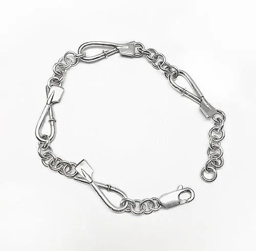 Looped Over Oars Link Rowing Bracelet