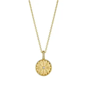 Lotus Medallion Necklace