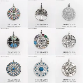 Magical Lucky Symbols Pendant Amulet - Boho Jewelry for Men & Women