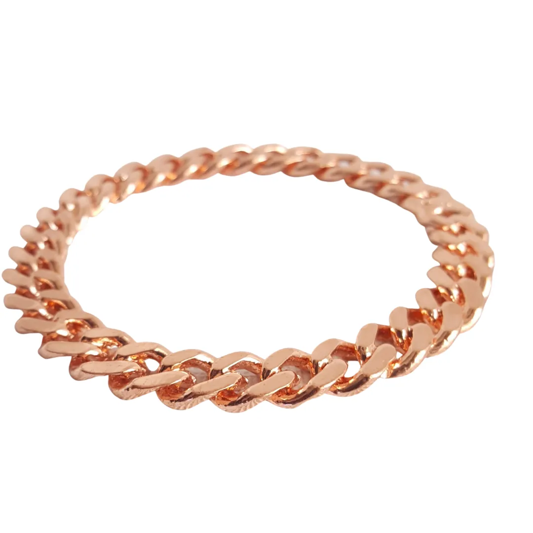 Marc Jacobs Flat Link Rosegold Bangle