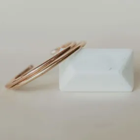 Mercy - Rose Gold & Gold Baby Bangle Stack