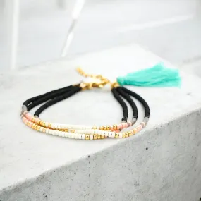 MOROCCO  - Seed Bead Accent Bracelet