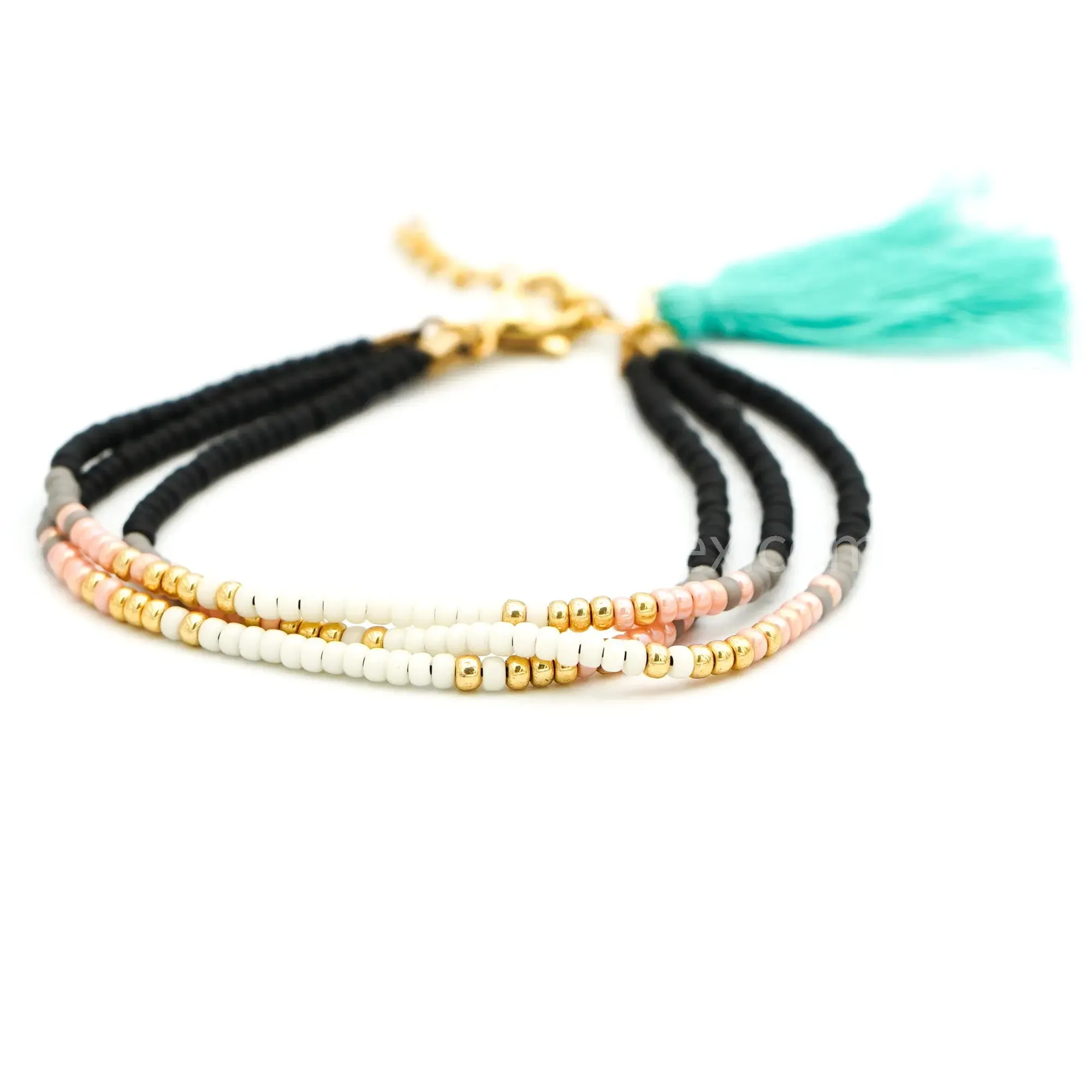 MOROCCO  - Seed Bead Accent Bracelet