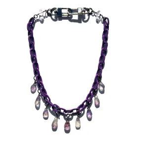 MPR x THE IMAGINARIUM: Amethyst Dripping Teardrop Briolette Chain Necklace