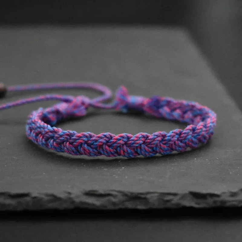 Multi-Color Tibetan Buddhist Bracelet for Yoga & Friendship