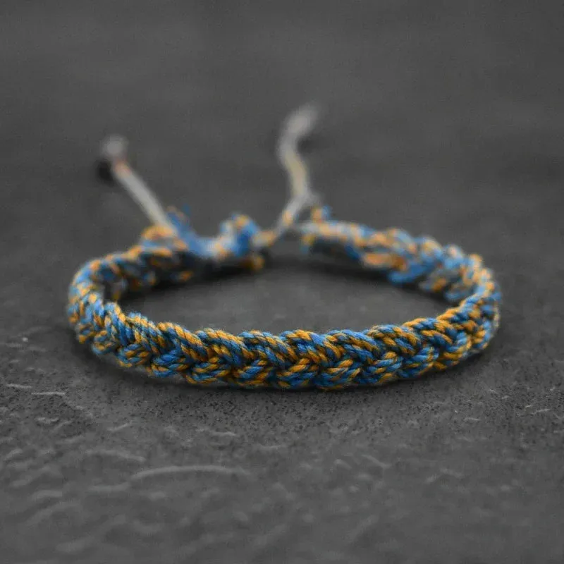 Multi-Color Tibetan Buddhist Bracelet for Yoga & Friendship
