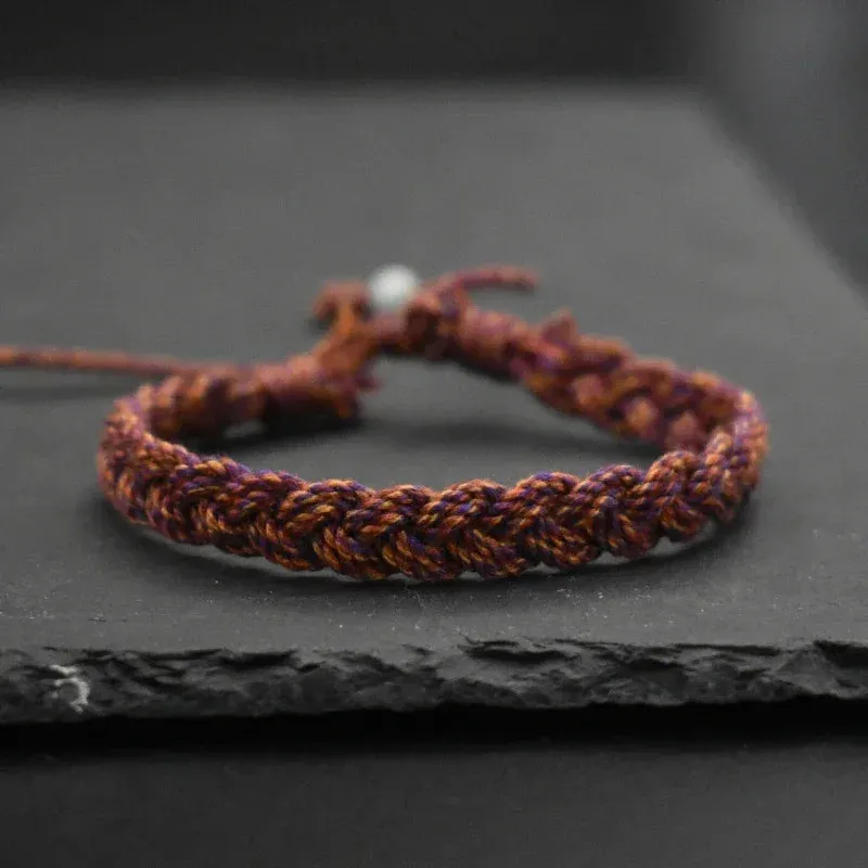 Multi-Color Tibetan Buddhist Bracelet for Yoga & Friendship