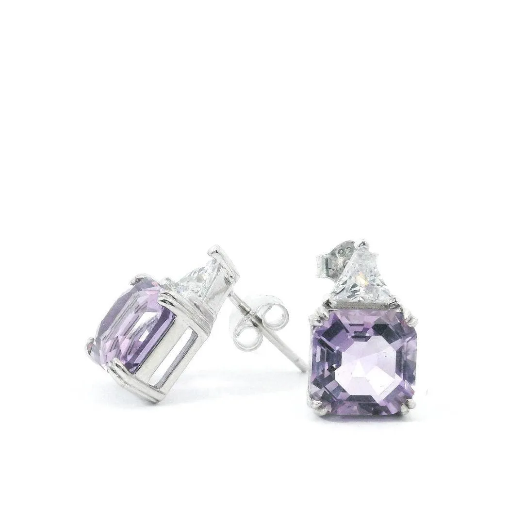 Natural Amethyst Jewelry Set