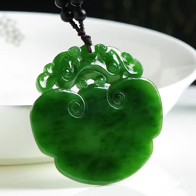 Natural Jade Pendant Nephrite Ruyi Pendant PT120
