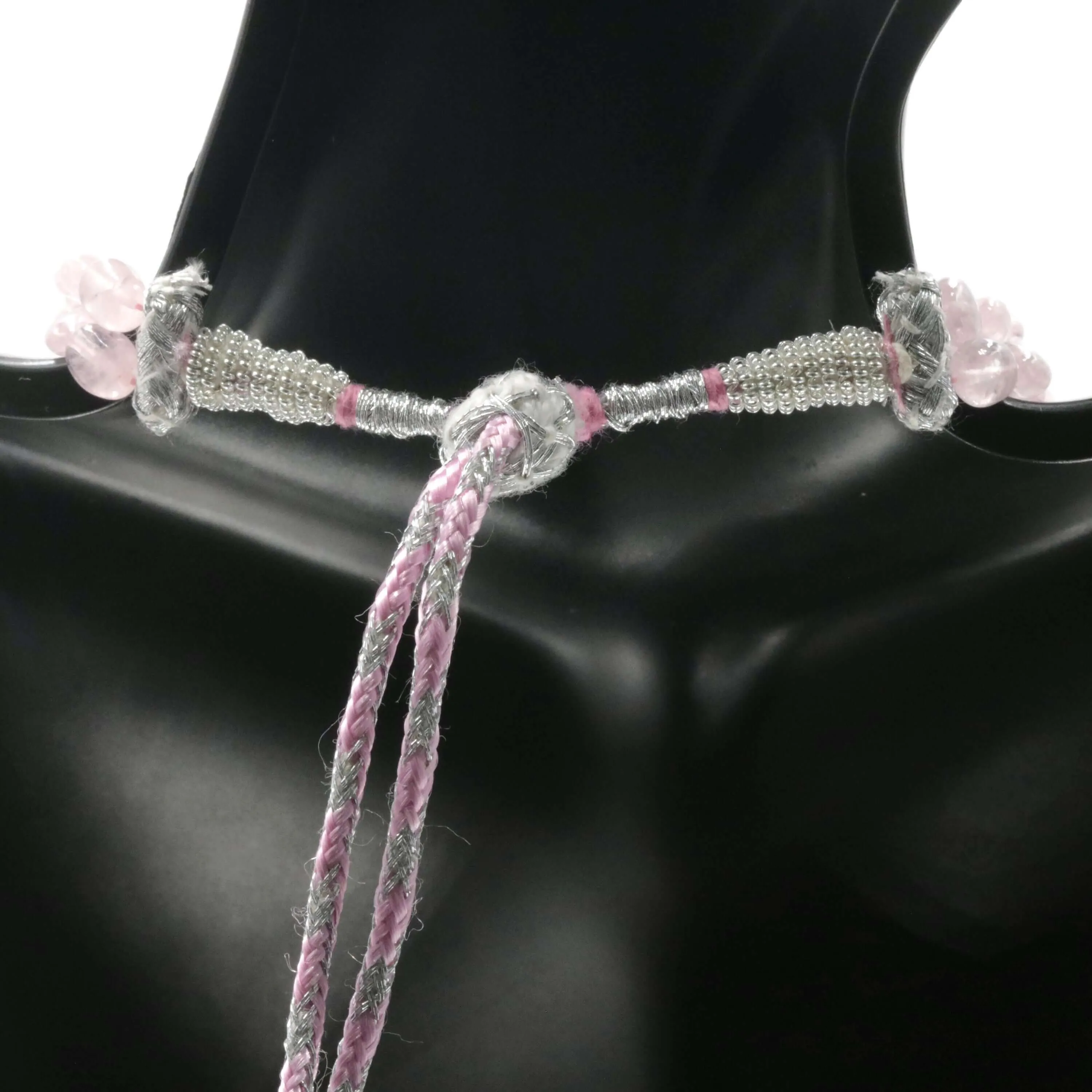 Natural Morganite Beaded Necklace Genuine Pink Morganite Gemstone Necklace SKU 6142679 6142678