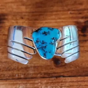 Navajo Natural Morenci Turquoise Bracelet